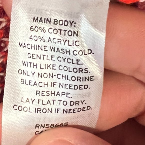 NWOT BP Orange Red Scoop Neck Knit Holiday Sweater (3X) - Picture 6 of 7